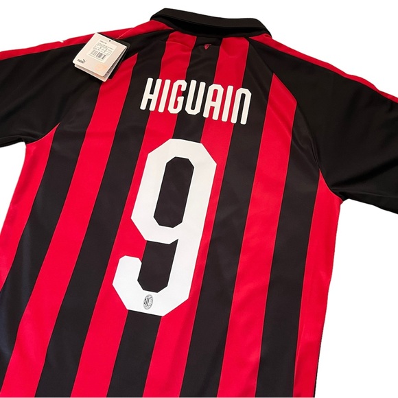 AC Milan Authentic Home Football Shirt Jersey 2018/2019 Higuain #9 - Picture 3 of 8